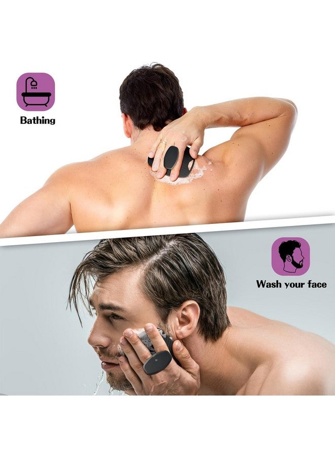 HOFASON Silicone Body Scrubber, Shower Scrubber for Nourishing Cleaning & Exfoliating Your Skin Lather Boosting Bristles with Ergonomic Non Slip Handle, Body Exfoliator for Men and Women bath brush - Image 5