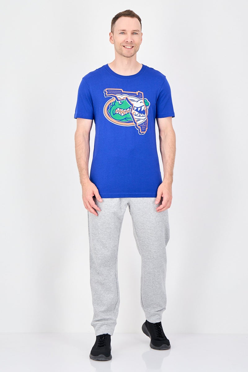 Fanatics Men Sportswear Fit Short Sleeve Florida Gators Rugby T-Shirt, Blue - Image 4