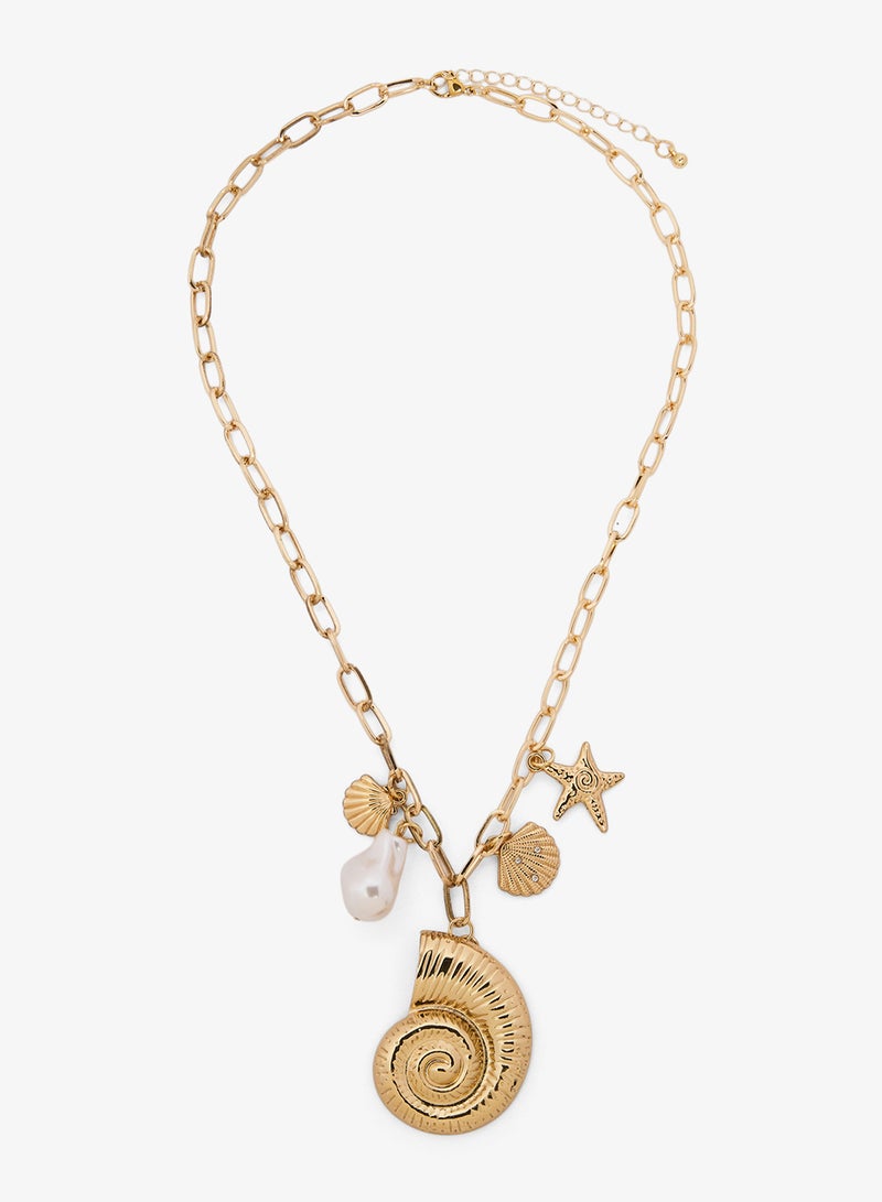 Ginger Chunky Gold Necklaces - Image 2