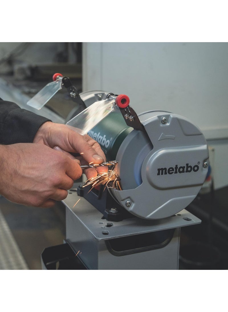 Metabo Metabo 6Inch Shop Bench Grinder  370 W  34 Amp  Adjustable Eye Shield and Spark Deflectors  3Year Limited Warranty  DS 150 M Green  - Image 3