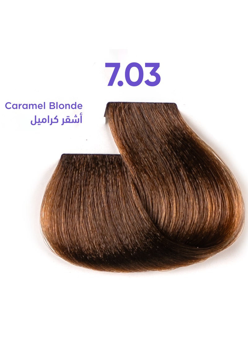 1B - 1B Hair Dye Caramel Blonde Tress Tones Tyrosine Enriched 100ML - Image 1