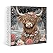 Larkipuzz Art Highland Cow Snow Jigsaw Puzzle 1000 Piece for Adult Animal Flower Plant Winter Jigsaw Puzzles Difficult Aesthetic Pretty Challenging Puzzle - Image 2