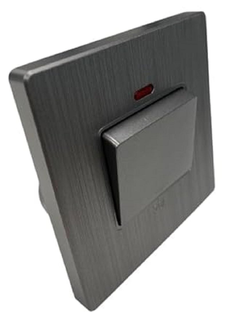 ALRAED Heater switch, 20 amps, gray color, from Al-Raed Company - Saudi made (one piece) - Image 2