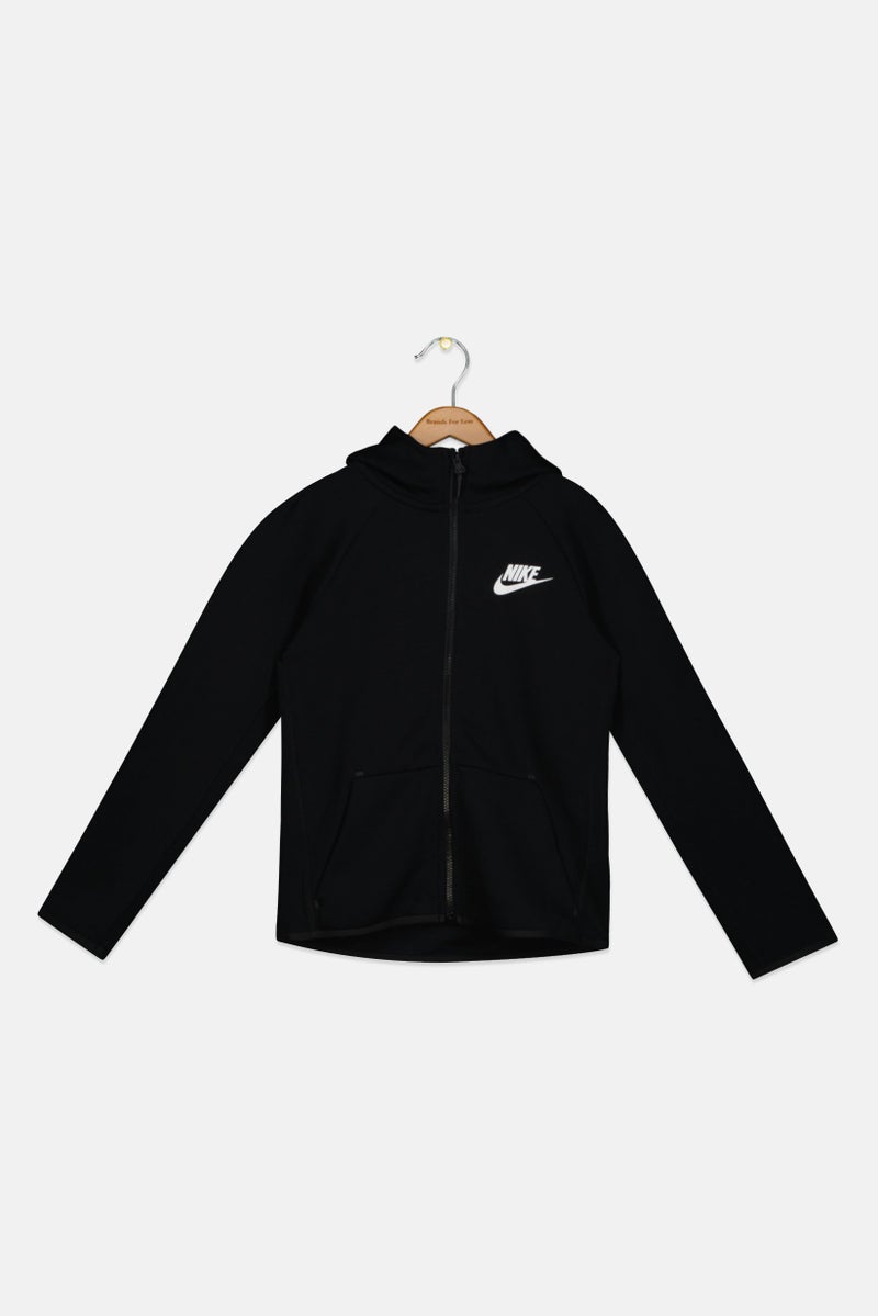 Nike ملابس رياضية للأطفال الأولاد بليزر طويل الأكمام، أسود - Image 1