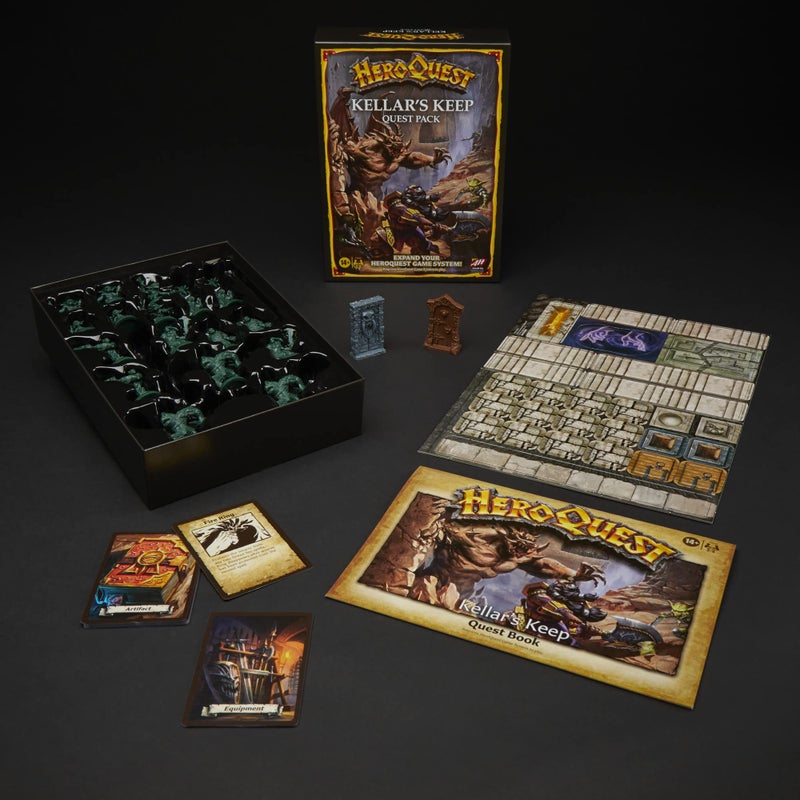 Avalon Hill Hasbro Gaming Avalon Hill HeroQuest Kellar's Keep Expansion, Dungeon Crawler Board Game for Ages 14 and Up 2-5 Players Requires HeroQuest Game System to Play - Image 4