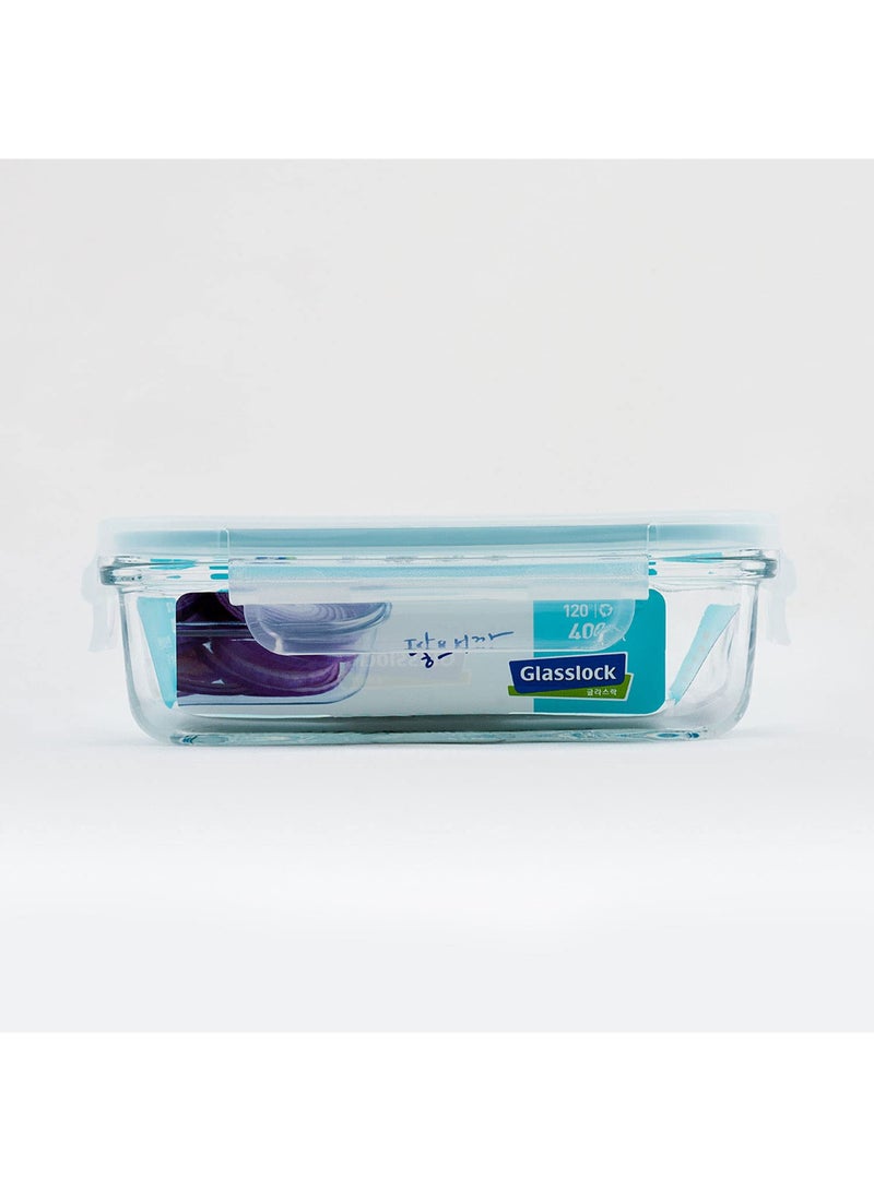 Glasslock Rectangular 400ml - Image 3