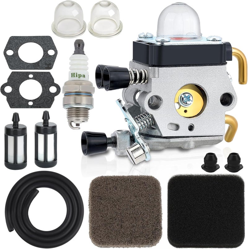 Hipa FS80R FS85R Carburetor with Air Filter for STHIL FS80 FS85 FS75 HS75 HS80 HS85 HL75 HL75K FH75 HT70 HT75 KM80 KM85 KM85R SP80 SP85 FC75 FC85 Edger Hedge Trimmer - Image 1