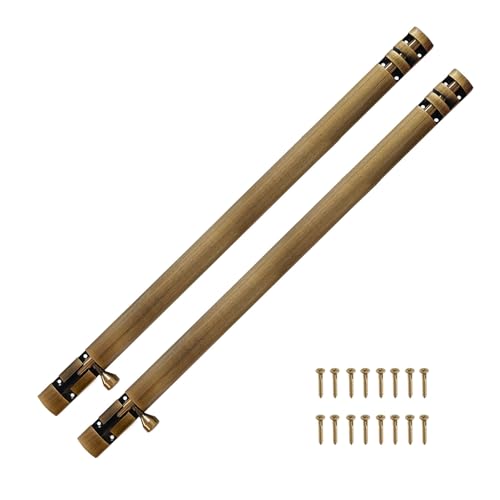 VOLO Premium Tower Bolt – Heavy Duty Door Latch/Kundi/Chitakni for Main Door & Rooms, Aluminium Body with Stainless Steel Rod, Antique Brass Finish, 18 Inch (450MM), Pack of 2 Pieces with Screws - Image 1