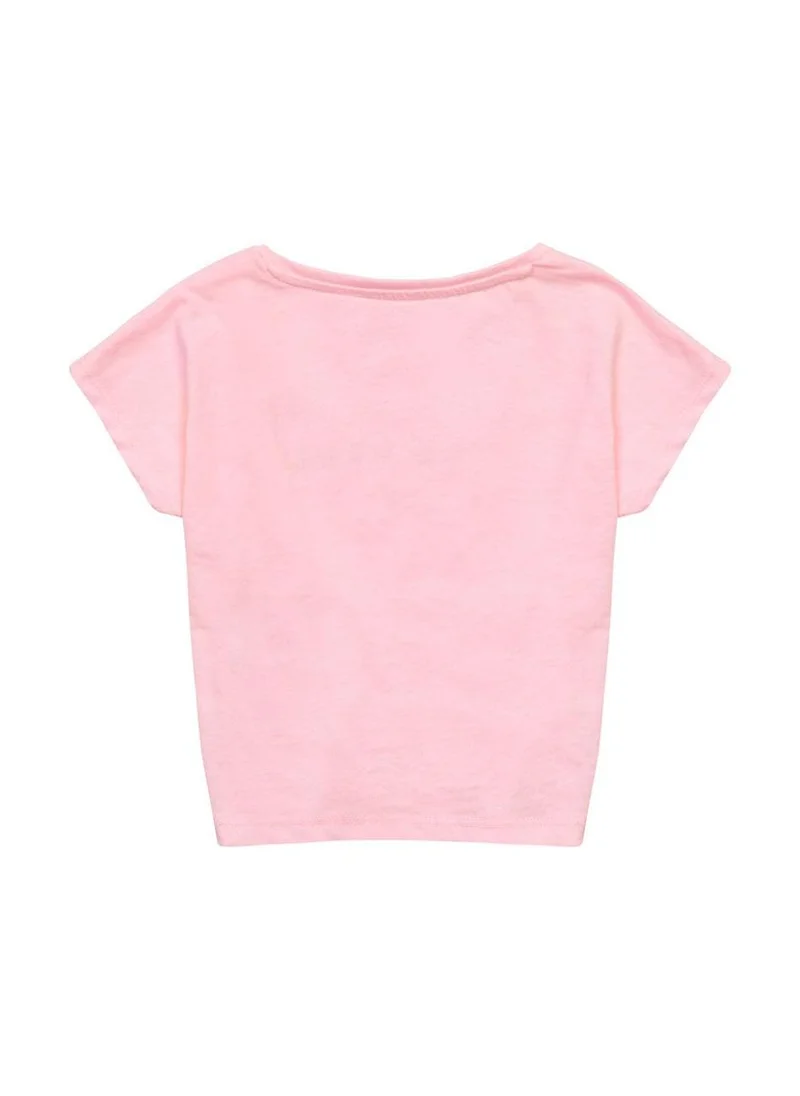MINOTI Teen Girls Tie front T-shirt