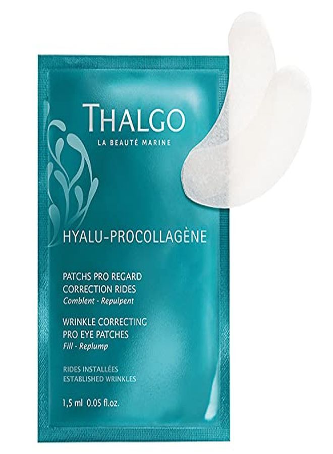 Thalgo Thalgo Marine Skincare Wrinkle Correcting Pro Eye Patches Hyaluronic Acids And Marine Procollagen Eye Contour Patches 8Pack 005 Fl Oz  - Image 1