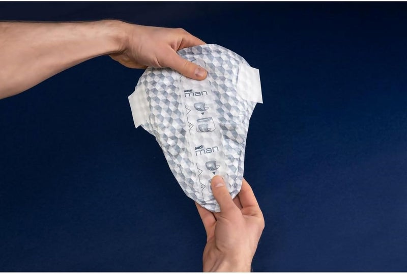 SENI Man Active Guards Male Incontinence Bladder Control Pads 712 x 9310 90 Count 6 Packs of 15 Light Absorbency with Adhesive Strip and Super Absorbent Core for Men - Image 4