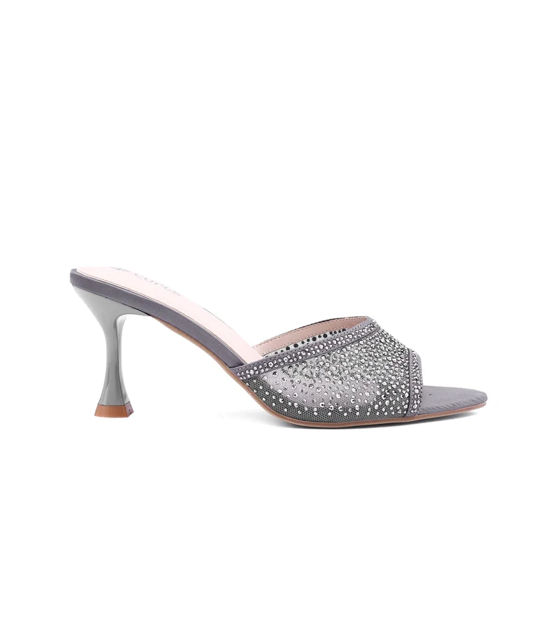 Cuple Womens mesh heeled sandals