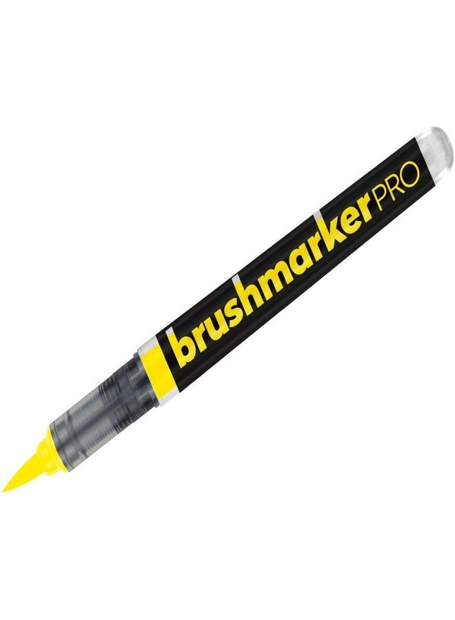 Karin Brushmarker PRO - Water-Based - Brush Tip - Neon Yellow (6102) - Image 2