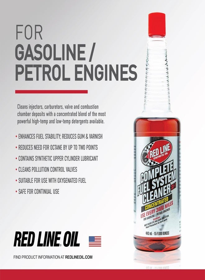 Red Line 60103 SI-1 Complete Fuel System Cleaner - 15 Ounce (4 Pack) - Image 3