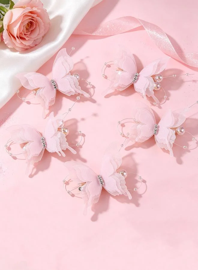 Take Two  Set of 5 - Butterfly Hair Clips for Women | Best Price UAE