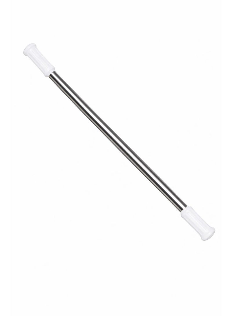 The shower curtain pole is equipped with 110-200cm extendable telescopic spring - Image 1