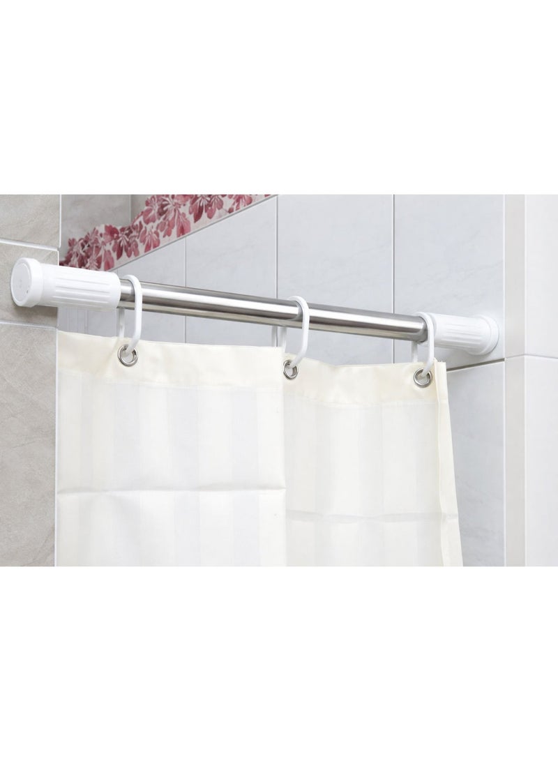 The shower curtain pole is equipped with 110-200cm extendable telescopic spring - Image 2