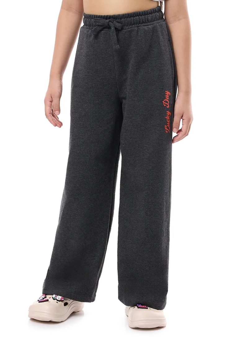 victor and jane victor and jane girls 2 pc set - Embellished top with Matching straight pants