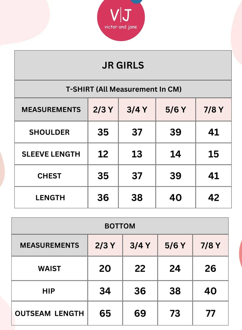victor and jane victor and jane girls 2 pc set - Embellished top with Matching straight pants