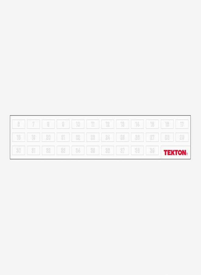 TEKTON Stubby Combination Wrench Set with Modular Organizers, 14-Piece (6-19 mm) | WCB95402 - Image 3