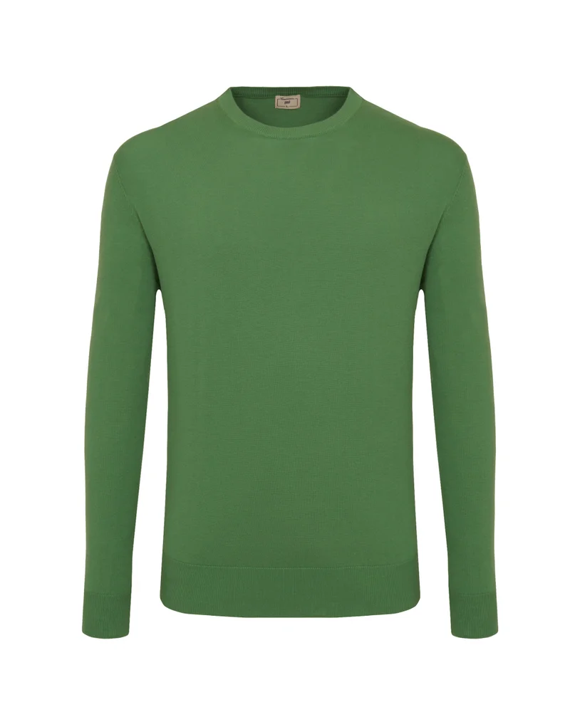 Camicissima Cotton Basic Crew Neck Sweater