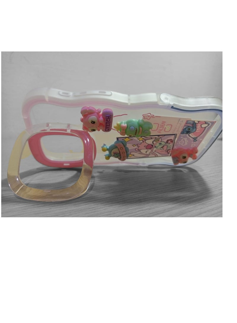 Mobile Phone Case Apple 14 Protective Case Girls Anti-fall Watching Drama Stand Stand High-grade Cute Style  - Image 2