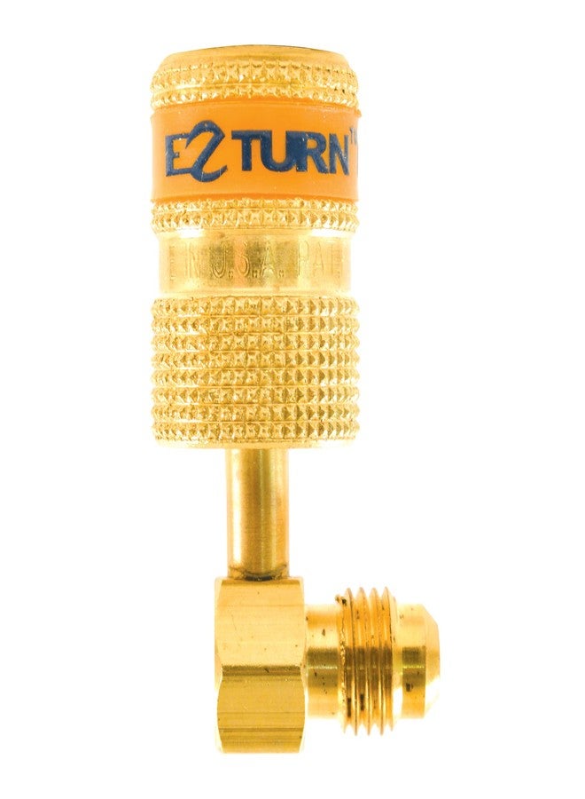 Uniweld EZABM90 Ez-Turn® Anti-Blowback R410a Mini Split Adapter, 1/4" M.F. X 5/16" (1/2"-20) Female, 90° - Image 1