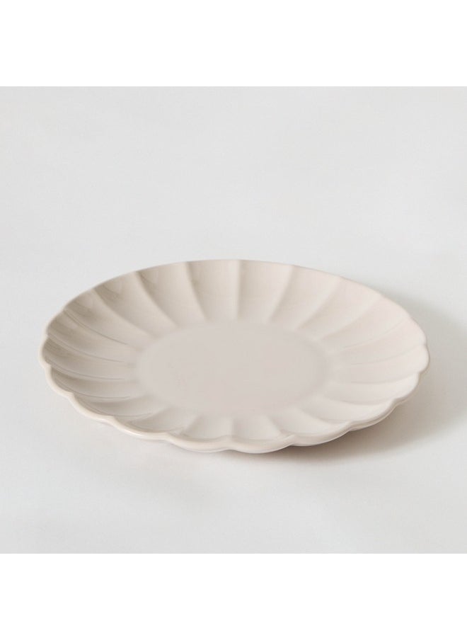 Home Box Siam Scallop Dinner Plate 27 x 2.8 x 27 cm  - Image 5
