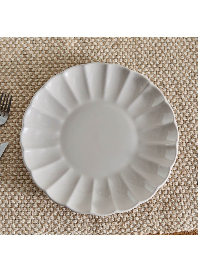 Home Box Siam Scallop Dinner Plate 27 x 2.8 x 27 cm  - Image 2