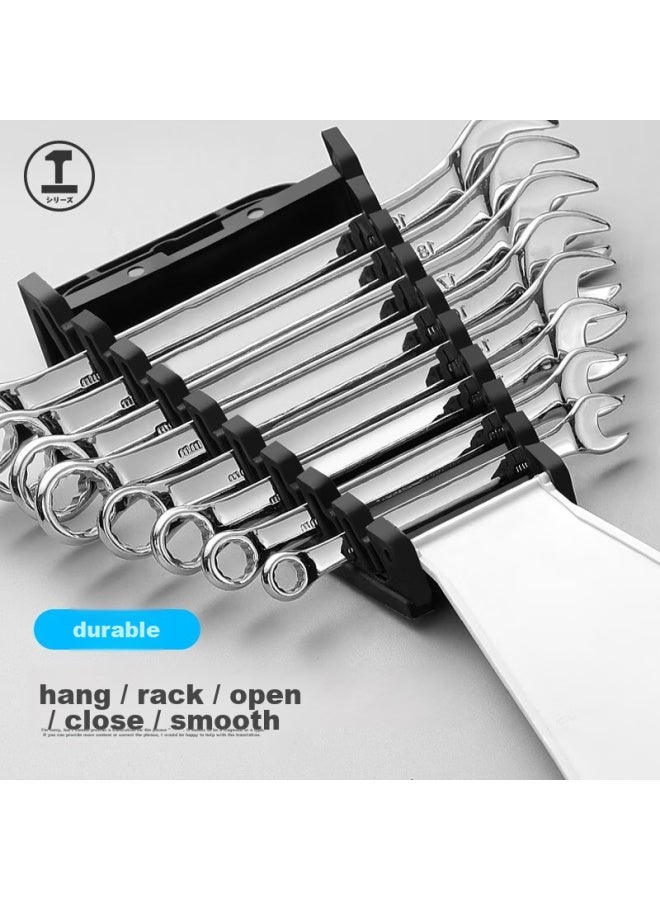 Greener Wrench Set, Combination Open-end And Box-end, 14-piece Set, 8mm-24mm, Quick-release Fixed Wrench, For Car Repair - Image 2