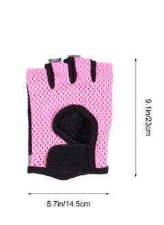 WENBO Breathable Sports Gloves Black Sports Gloves Cycling Gym Non-slip Half Finger Gloves for Women Men  - Image 2