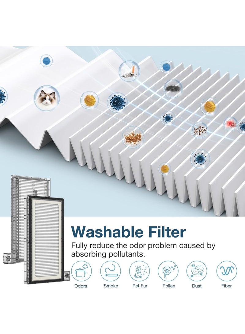 Neox 12 Replacement Kits  Compatible with Eufy Clean X8 Pro Robot Vacuum Cleaner X8 Pro Accessories, 1*Main Brush 2*Hepa Filters 2*Mop Pads 3*Vacuum Bags 4*Side Brushs - Image 5