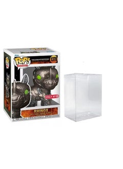 Pop! Rhinox Transformers Rise Of The Beasts 1378 Action Figure Bobblehead Pop (Bundled With Compatible Box Protector Case) 3.75 Inches
