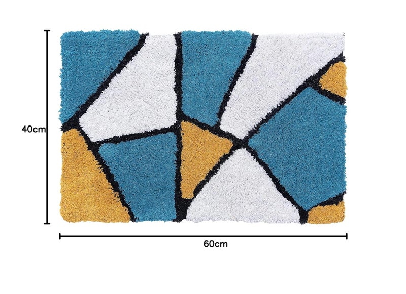 AAZEEM Absorbent Door Mat for Indoor Entrance 16x24 Inch Non Slip Mat for Front Door Entryway,Soft Cotton Home. Hotel Balcony Floor Carpet,Yellow,Rectangular - Image 2