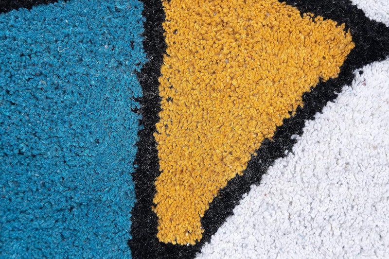 AAZEEM Absorbent Door Mat for Indoor Entrance 16x24 Inch Non Slip Mat for Front Door Entryway,Soft Cotton Home. Hotel Balcony Floor Carpet,Yellow,Rectangular - Image 5