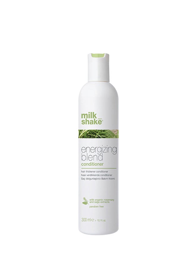 Milk Shake Energizing Blend Conditioner – Rosemary, Sage & Essential Oils for Fine, Thinning & Fragile Hair – Lightweight Hydration with Panthenol for Softness, Density, Strength & Scalp Refreshment, 300ml - Image 1