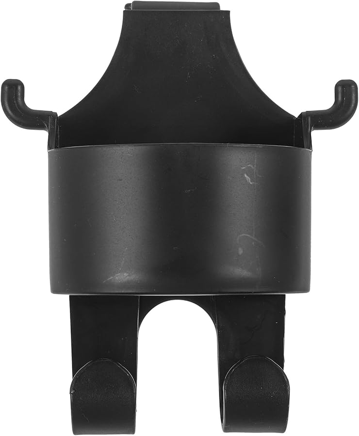 Black Universal Car Back Seat Headrest Cup Holder Organizer with Storage Box and Phone Holder - Image 1