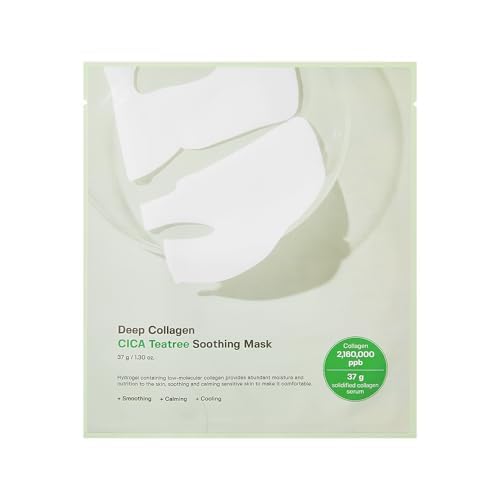 SUNGBOON EDITOR Deep Collagen CICA Teatree Overnight mask Real Collagen 2160000ppb Teatree Extract Glass Skin Calming for Blemish Care Face Masks Real TikTok Viral Korean Skin Care 37gx1ea