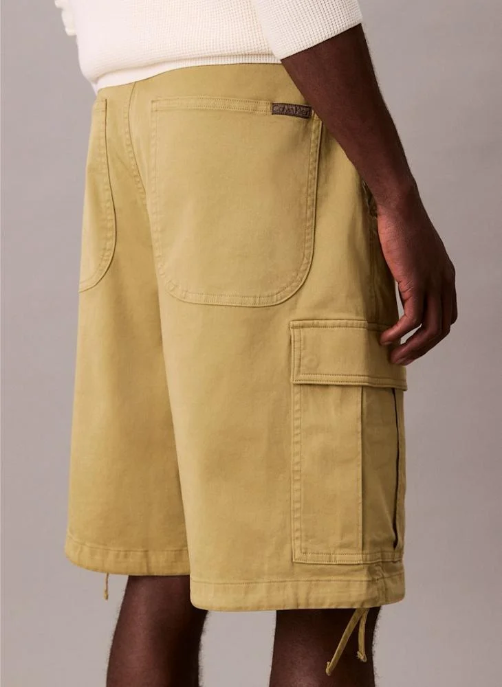 Calvin Klein Jeans  Cotton Loose Cargo Shorts for Men | Best Price UAE