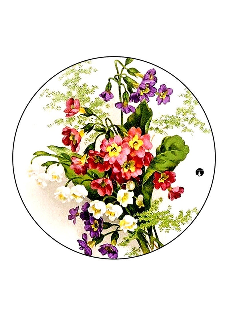 RKN Flowers Printed Mouse Pad  Multicolour