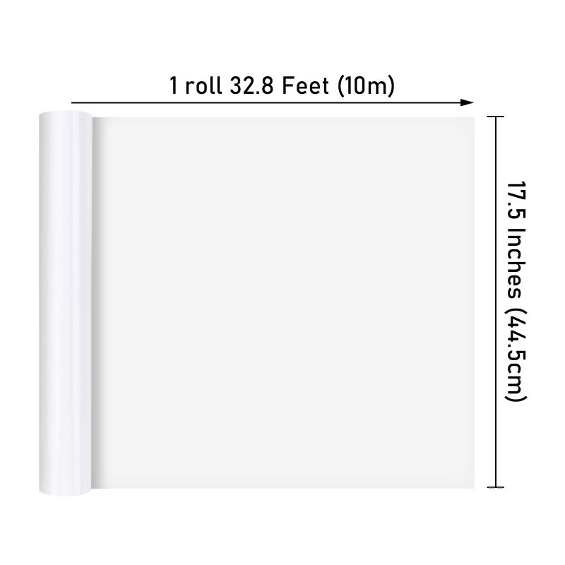 NESCCI White Metallic Wrapping Paper, Solid Color Paper,Gift Wrapping Paper,Perfect for Wedding,Valentine's Day,Birthday, Christmas,Baby Shower,DIY Bouquet (17.5 Inches X 32.8 Feet) - Image 3