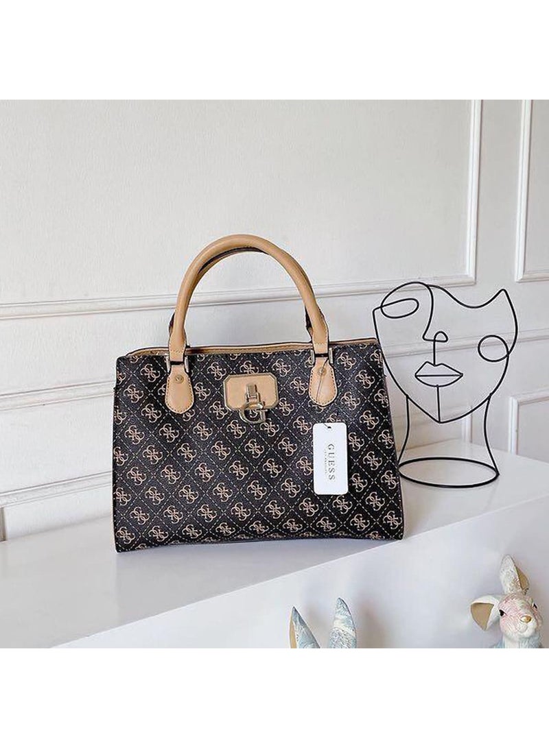Guess Brown and Beige Women Bag - Image 3
