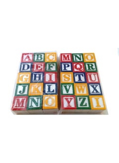 Skoolzy Abc Wooden Blocks For Toddlers 30 Wood Alphabet Blocks Montessori Stacking Letter Preschool Learning Toys Develop Language Skills Boys And Girls Ages 2+ Includes Ebook & Storage Bag  - Image 5