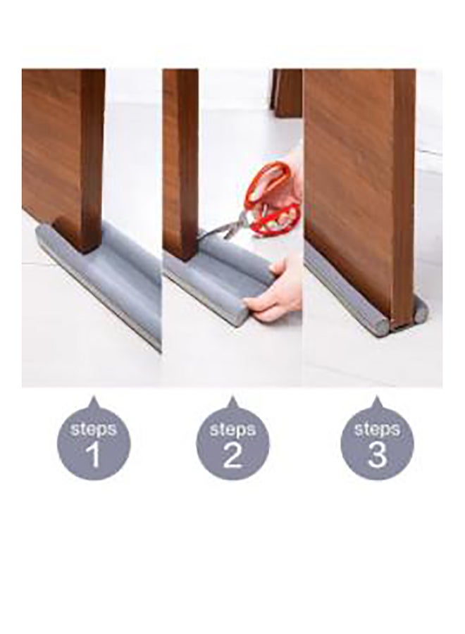 AL RAID Foamed Cotton Door Bottom Noise Reduction Sealing Strip Grey 93cm - Image 5