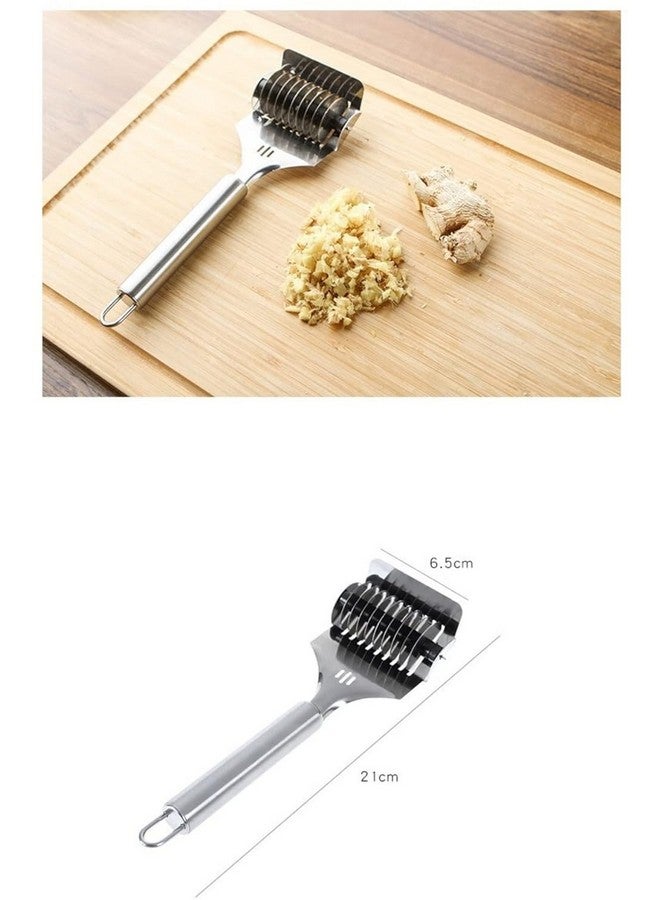 faas Noodle Lattice Roller Docker,8 inch High Grade Stainless Steel Noodle Lattice Roller Docker Dough Cutter Spaghetti Maker for Kitchen Cooking Tools(Pack of 1) - Image 3
