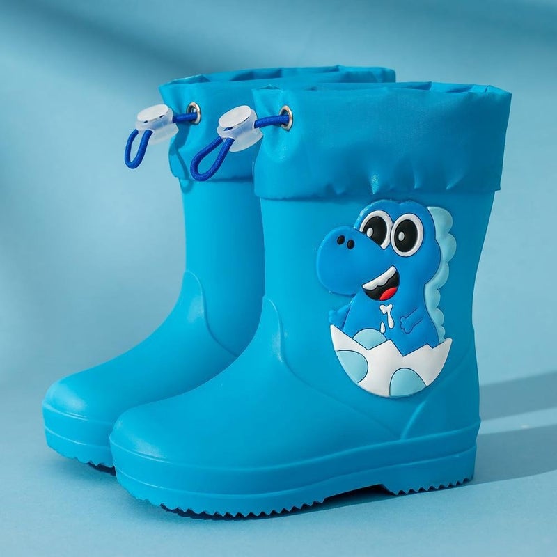 Children'S Rain Boots For Boys And Girls, Baby Rain Boots, Non-Slip, Waterproof, Toddler Water Shoes, Dinosaur - Image 3