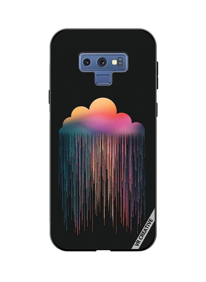 VR CREATIVE Protective Case Cover For Samsung Galaxy Note 9 Colorful Rain Design Multicolour - Image 1