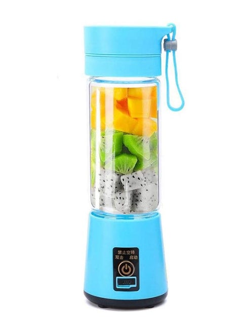 Mini Portable Juice Smoothie Blender With Bottles Usb Rechargeable Electric Fruit Juicer Handheld Smoothie Maker Blender Juice Cup Bottle Mixer 380Ml