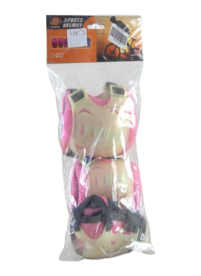 Generic Knee and Elbow Safety Sets Pink - 023Y 