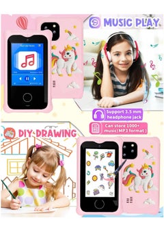 Kids Smart Phone Toys for Girls Ages 3-7 with Dual Camera 2.8’’ Touchscreen Toddler Phone Toys with Learning Games MP3 Music Player for Birthday Gifts for 3 4 5 6 7 Years Old, 32GB SD Card, Pink - pzsku/Z0F06AB2685FF995081ADZ/45/_/1707735549/247f520c-317f-42bf-b8a7-f5fbfcd25704